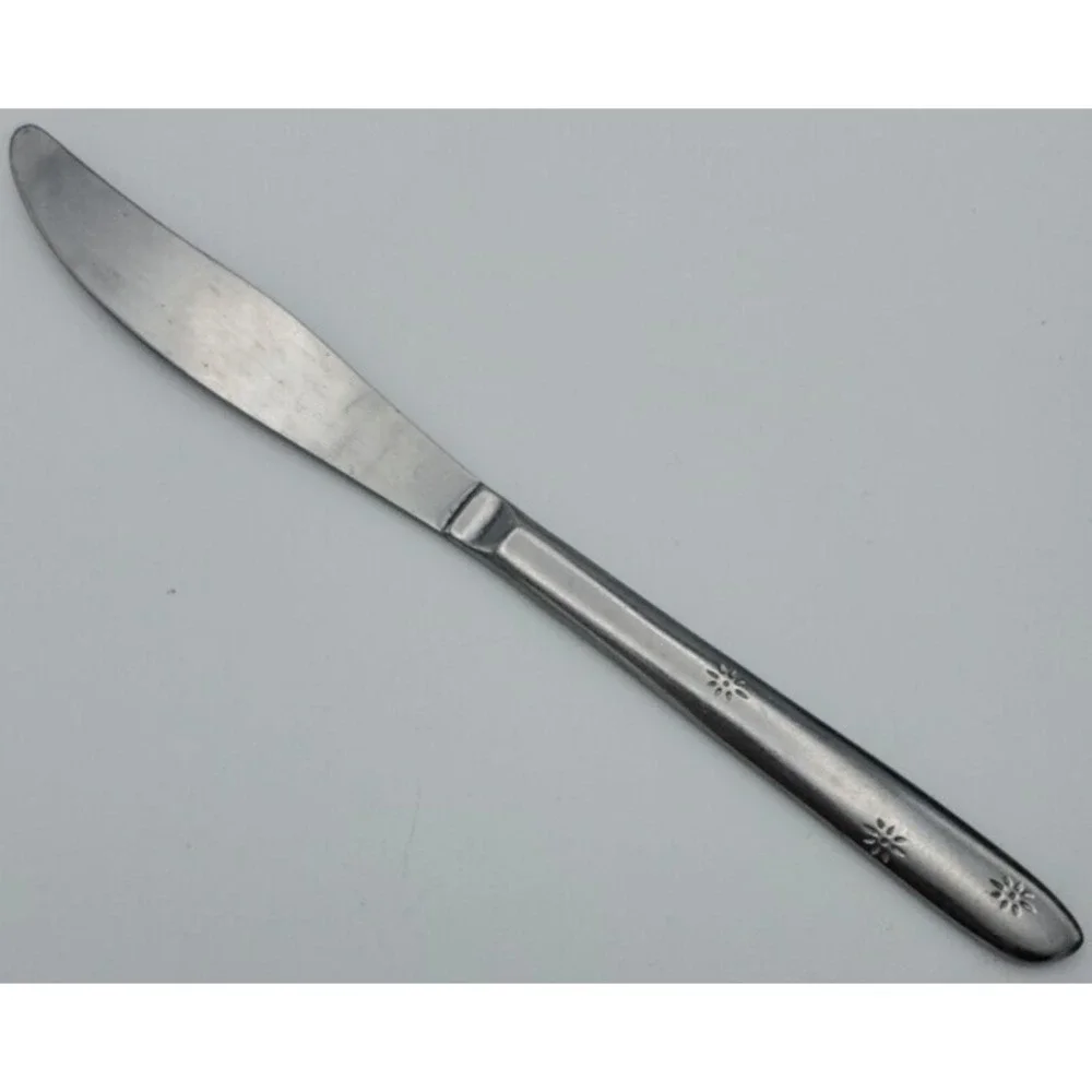 Vtg Superior Stainless Atomic Starburst Night Sky Star MCM Dinner Knife